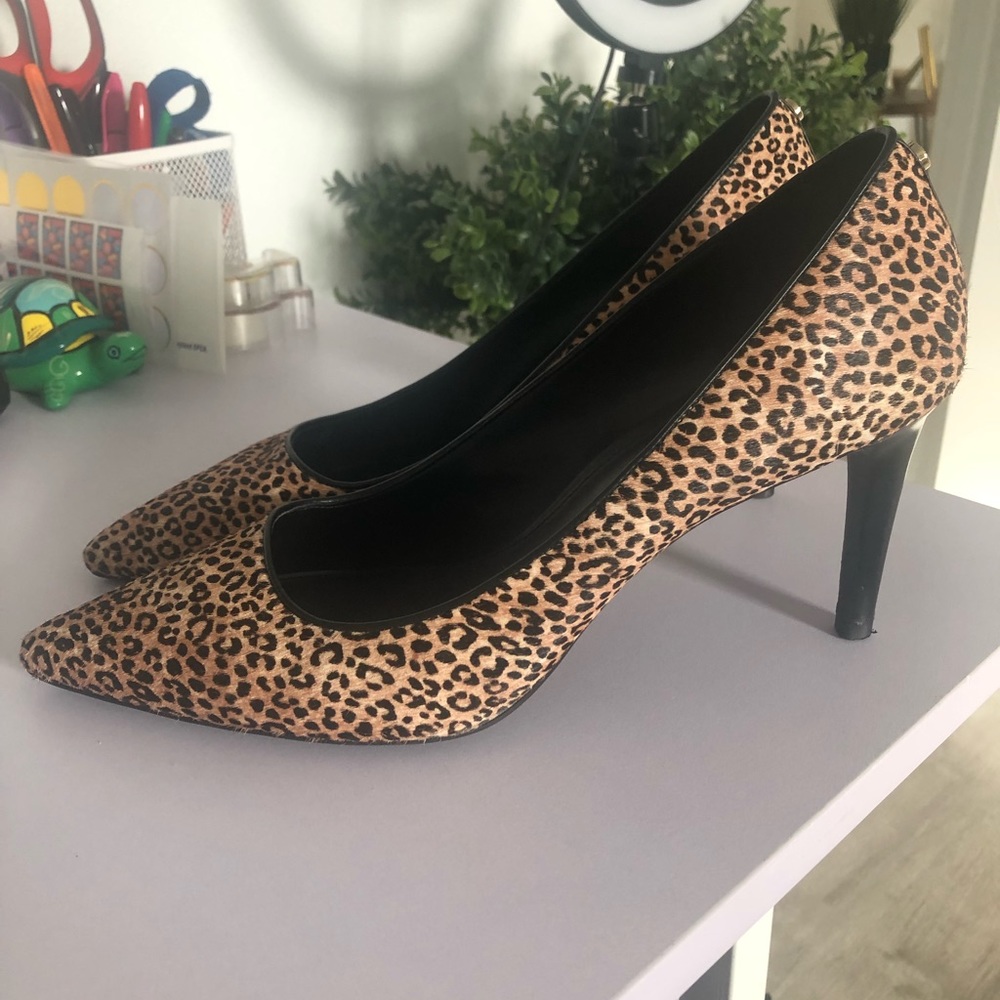 Michael Michael Kors animal print heels